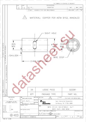 322281 datasheet  